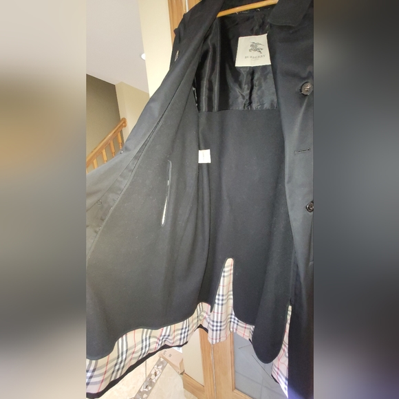 Burberry Men's Trench coat w/ removal wool lining  40R - Picture 4 of 16